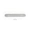 Gliderite Hardware 6 in. Satin Nickel Rounded Back Plate 3-3/4 in. Center to Center - 6343-96-SN 6343-96-SN-1 - alternate 2